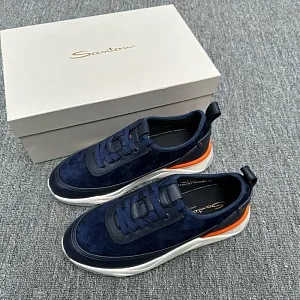 SANTONI Мужские кроссовки темно-синие