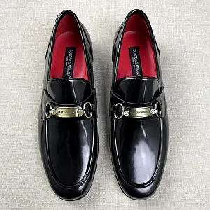 DOLCE & GABBANA Мужские лоферы телячья кожа