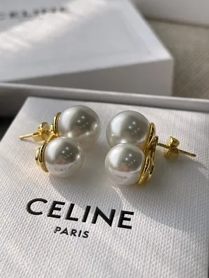 CELINE Женские серьги с жемчугом