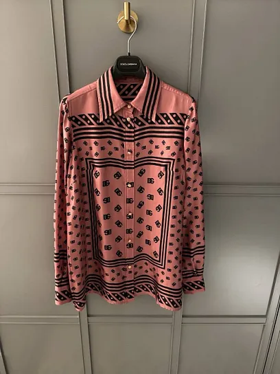 DOLCE & GABBANA Женская рубашка шёлк