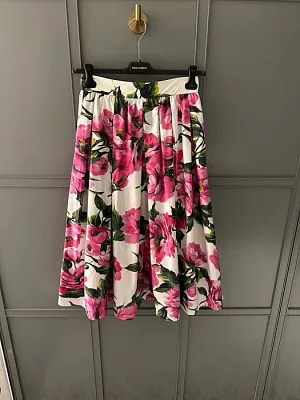 DOLCE & GABBANA Женская юбка с цветочным принтом