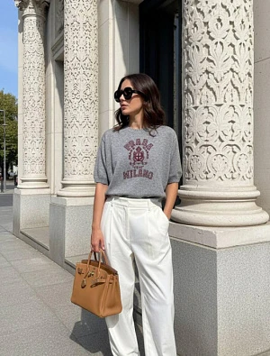 PRADA Женская футболка из кашемира 