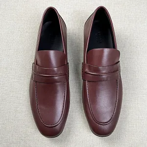 ERMENEGILDO ZEGNA Мужские лоферы телячья кожа с анатомической колодкой