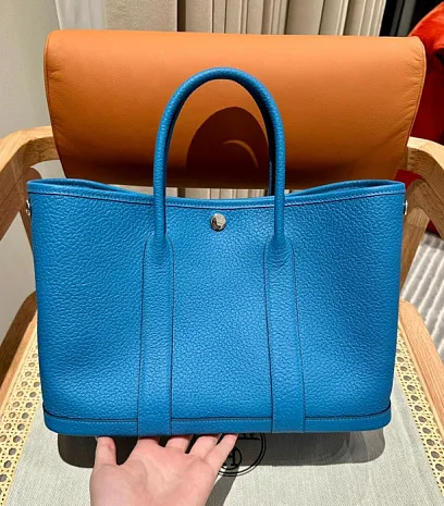 HERMES Женская сумка Garden party 30 см OF Clemence