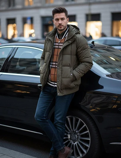 BURBERRY Мужской кардиган