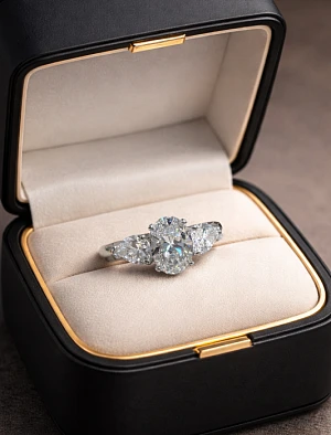 GRAFF Кольцо с бриллиантами из белого золота 