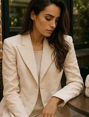 ERMANNO SCERVINO Женский пиджак из бархата