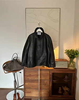 LOEWE Женская кожаная куртка из премиальной овчины