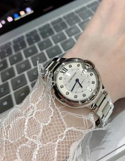 CARTIER Женские часы Ballon Bleu W4BB0021 33 мм