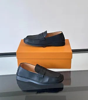 TOD'S Мужские лоферы из бархатистой замши черные