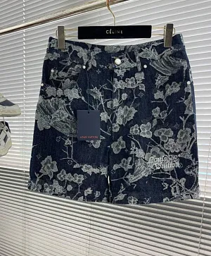 LOUIS VUITTON Мужские шорты с цветочным принтом