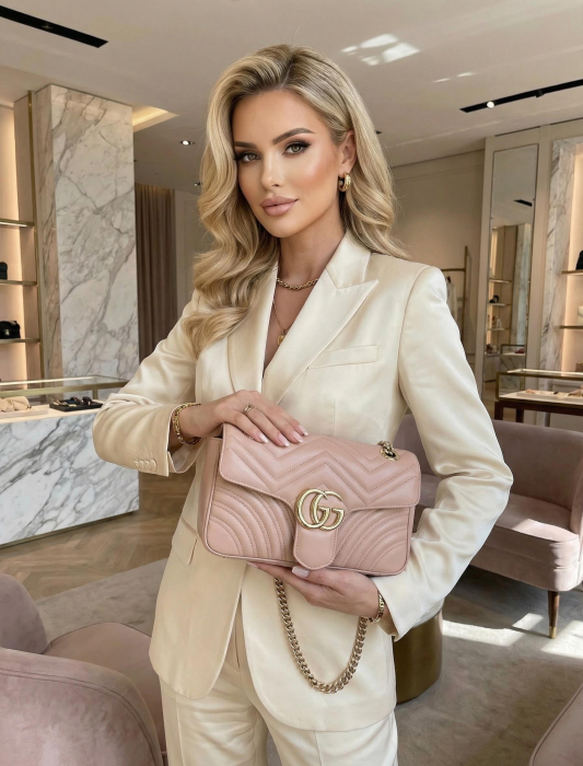 GUCCI Женская сумка GG Marmont medium shoulder bag