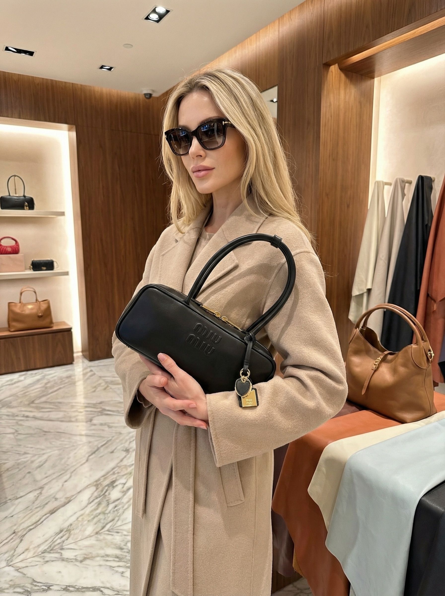 MIU MIU Женская сумка Beau leather bag MIU MIU Женская сумка Beau leather bag