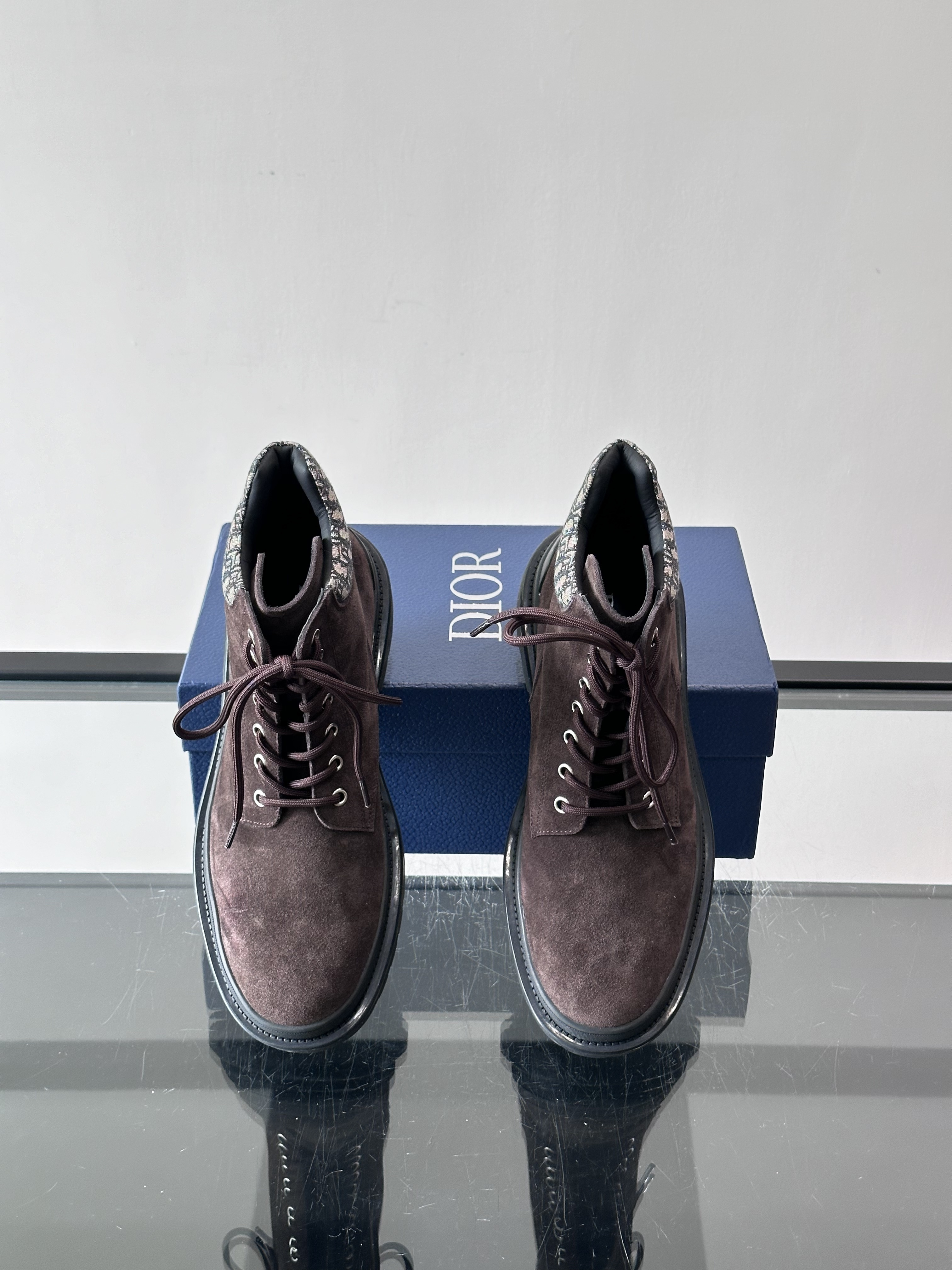 CHRISTIAN DIOR Мужские ботинки Oblique