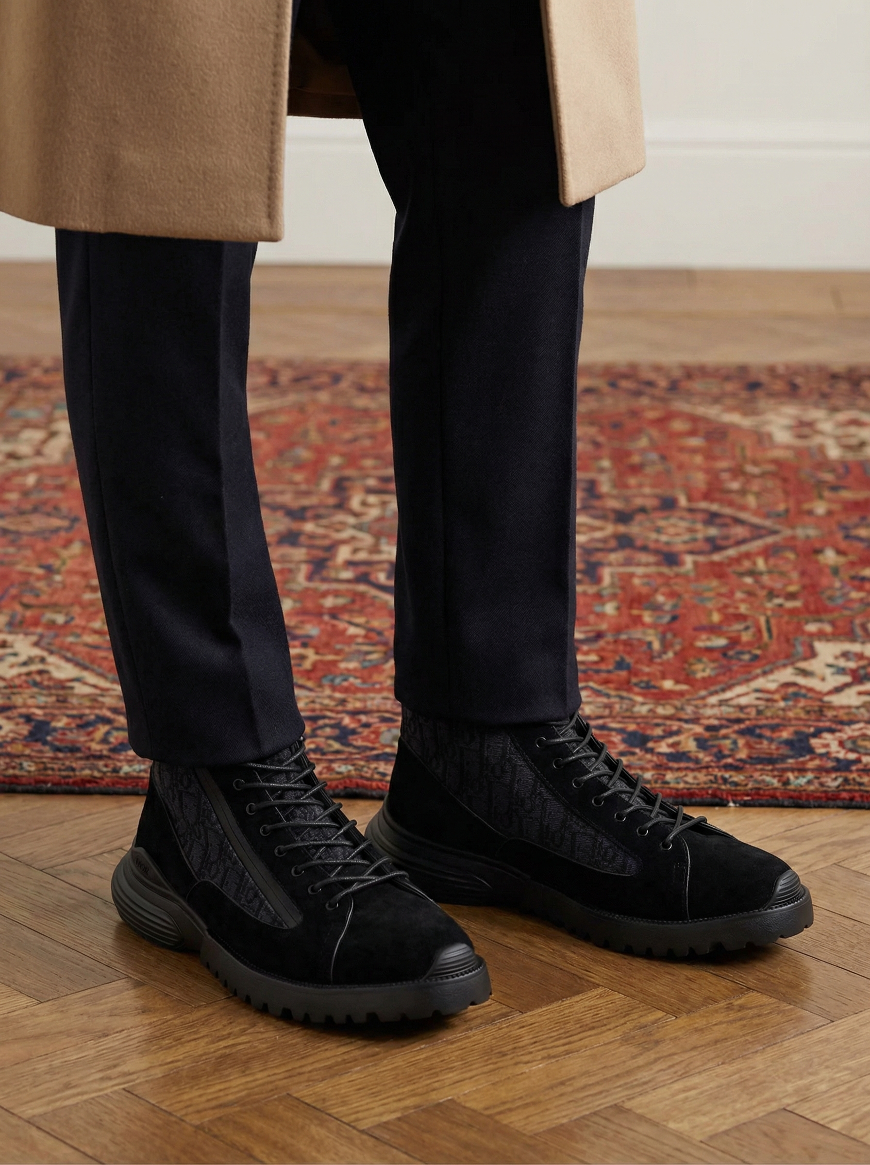 CHRISTIAN DIOR Мужские ботинки Oblique