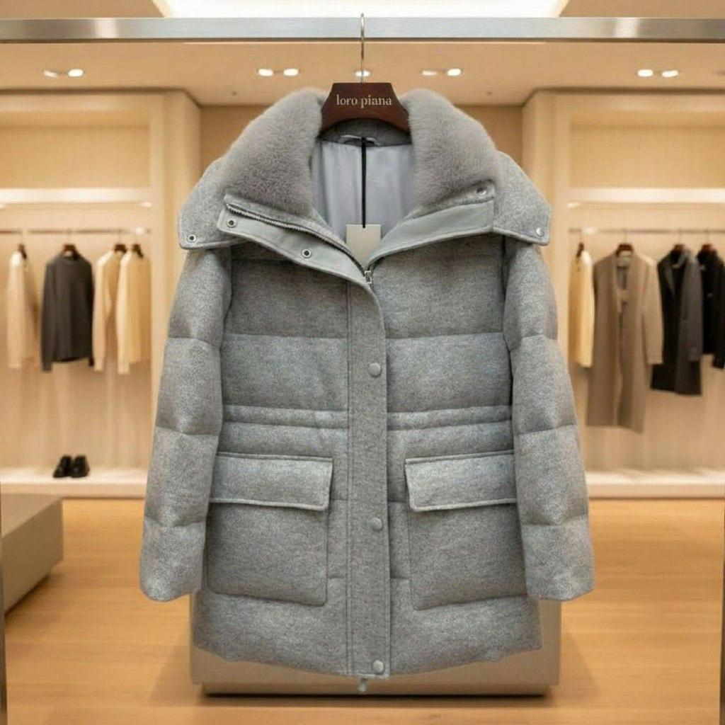 LORO PIANA Женская куртка с мехом норки LORO PIANA Женская куртка с мехом норки