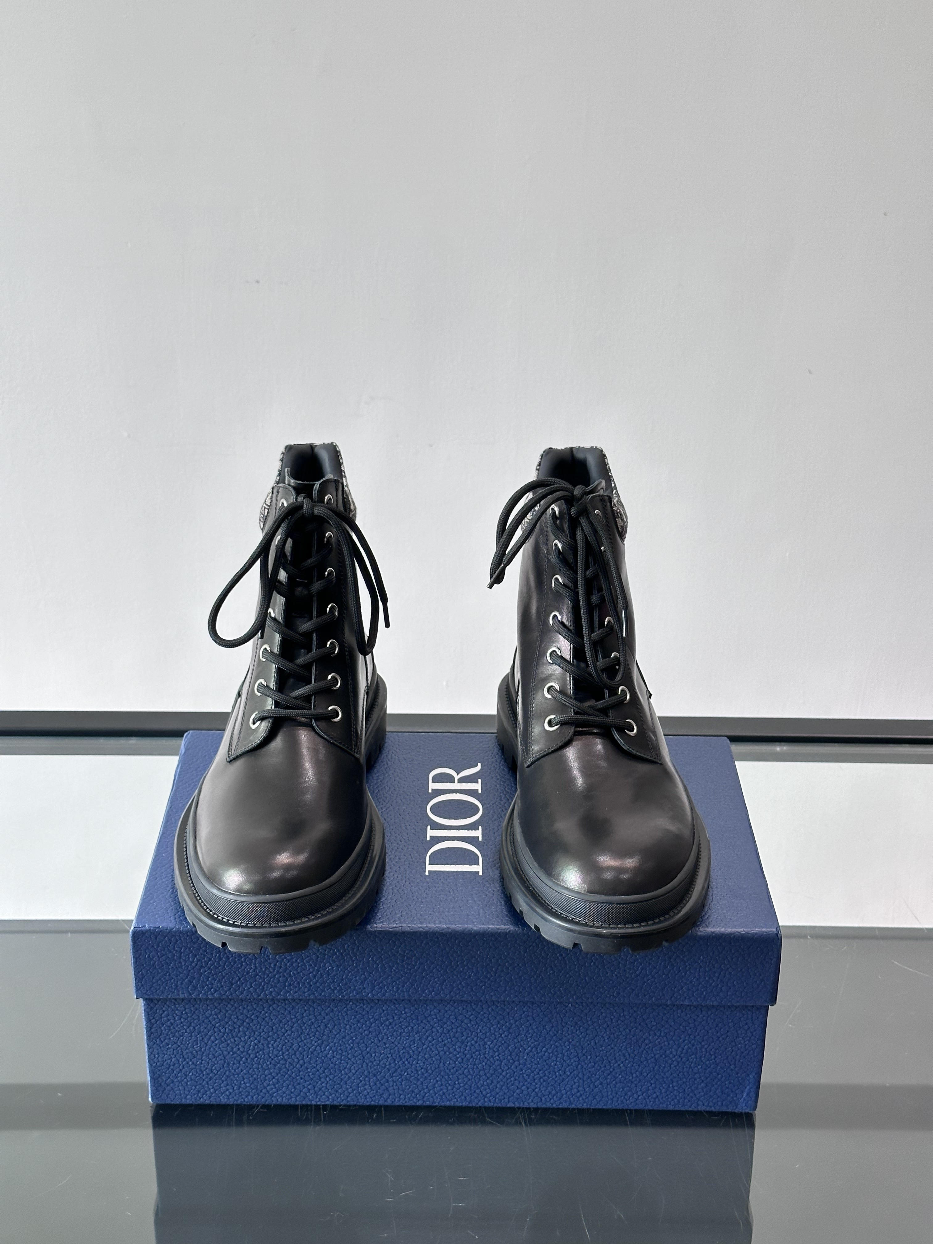 CHRISTIAN DIOR Мужские ботинки Oblique