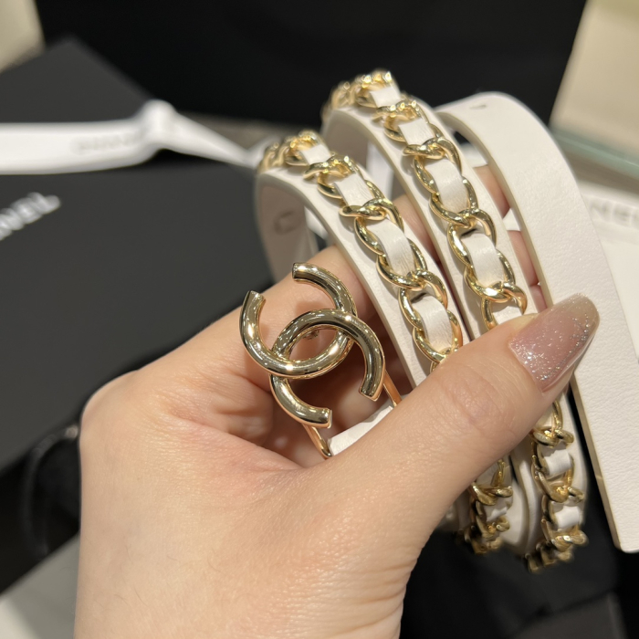 CHANEL Женский ремень с цепью