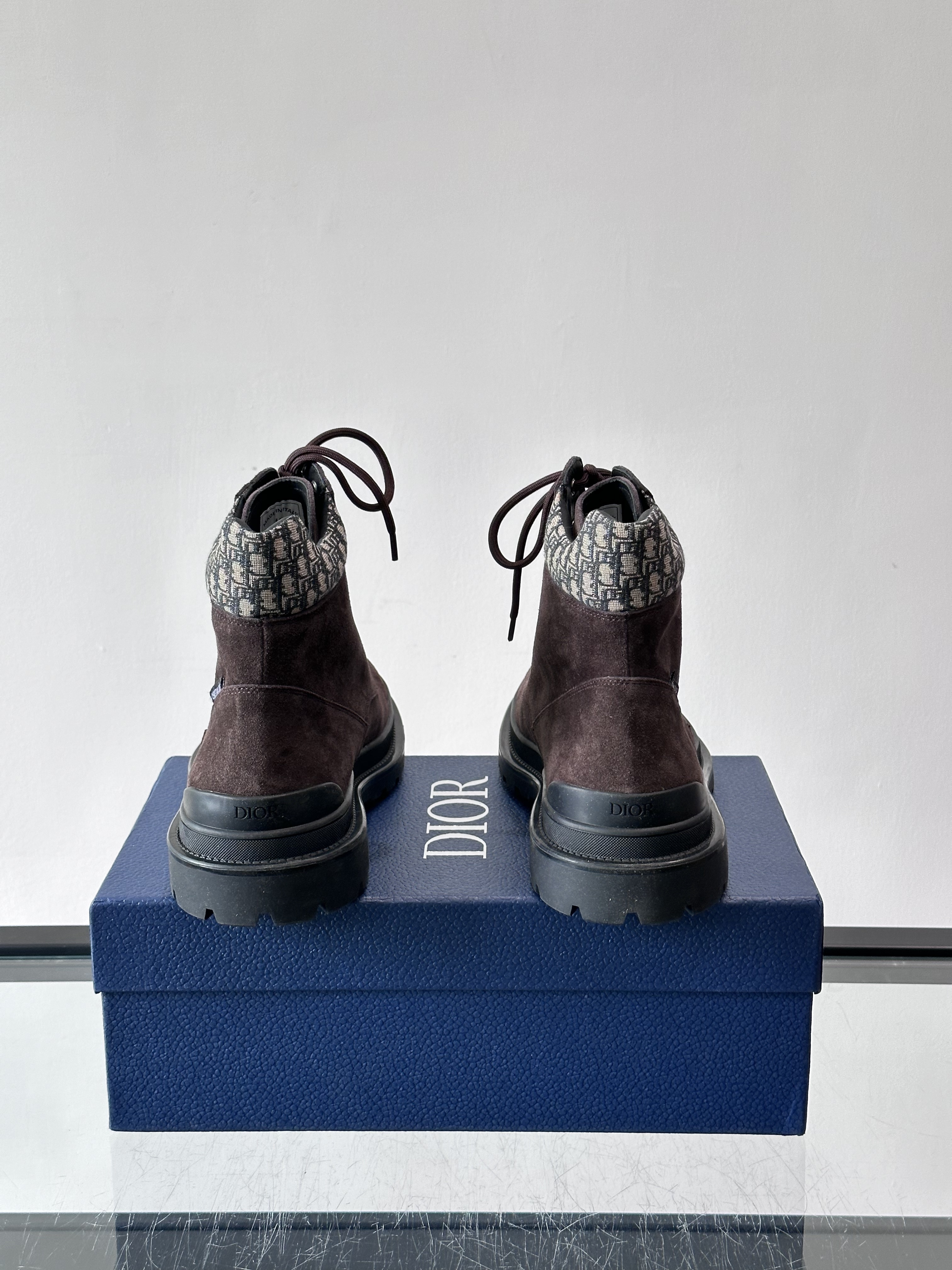 CHRISTIAN DIOR Мужские ботинки Oblique