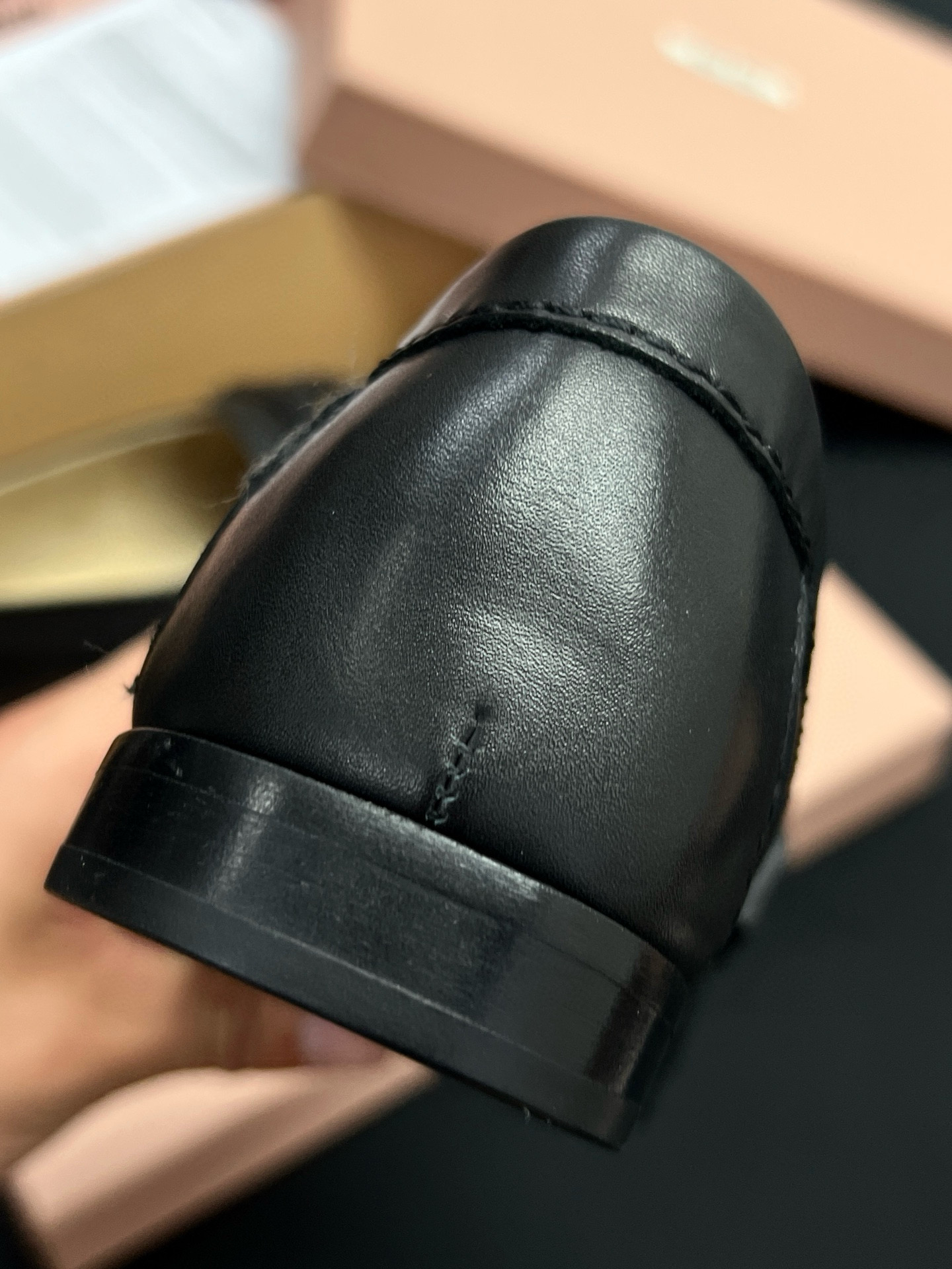 MIU MIU Женские лоферы с квадратным носком