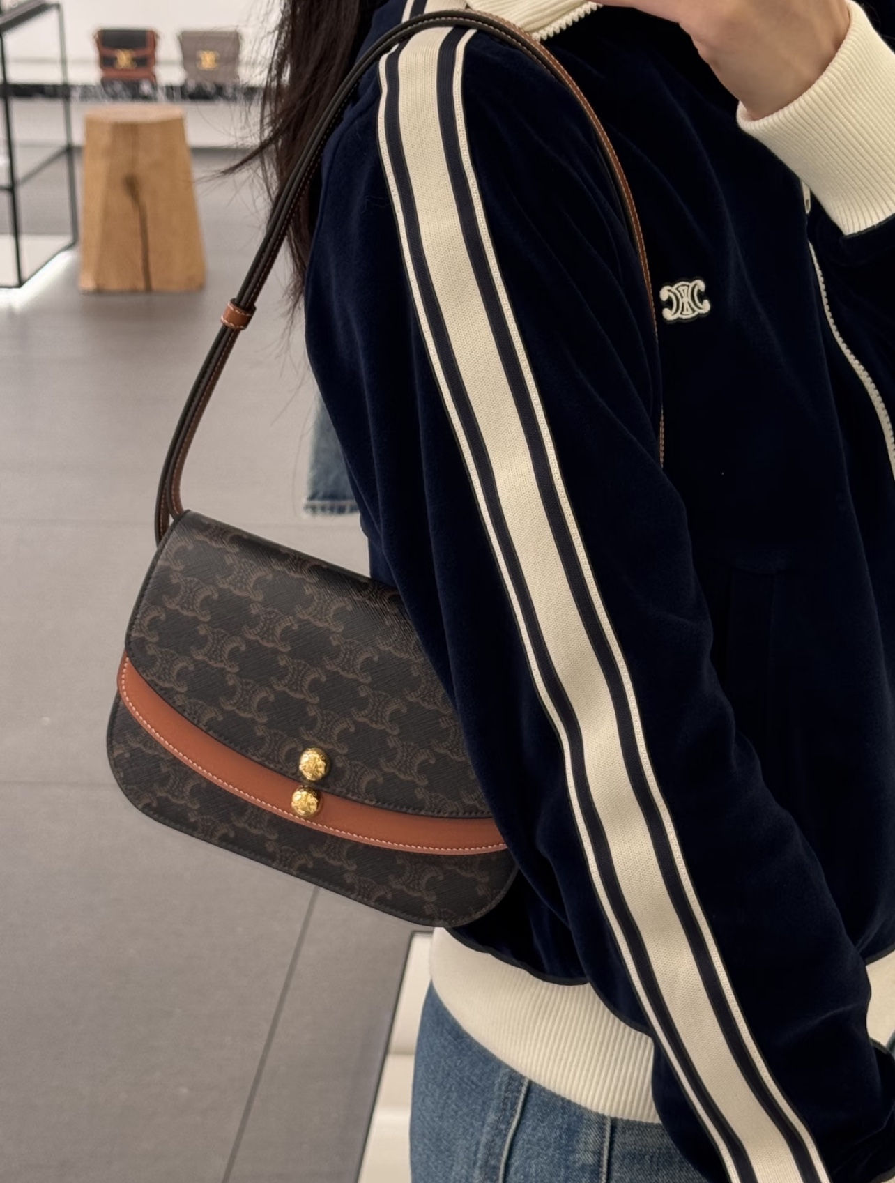 CELINE Женская сумка Duo Wallet on Strap