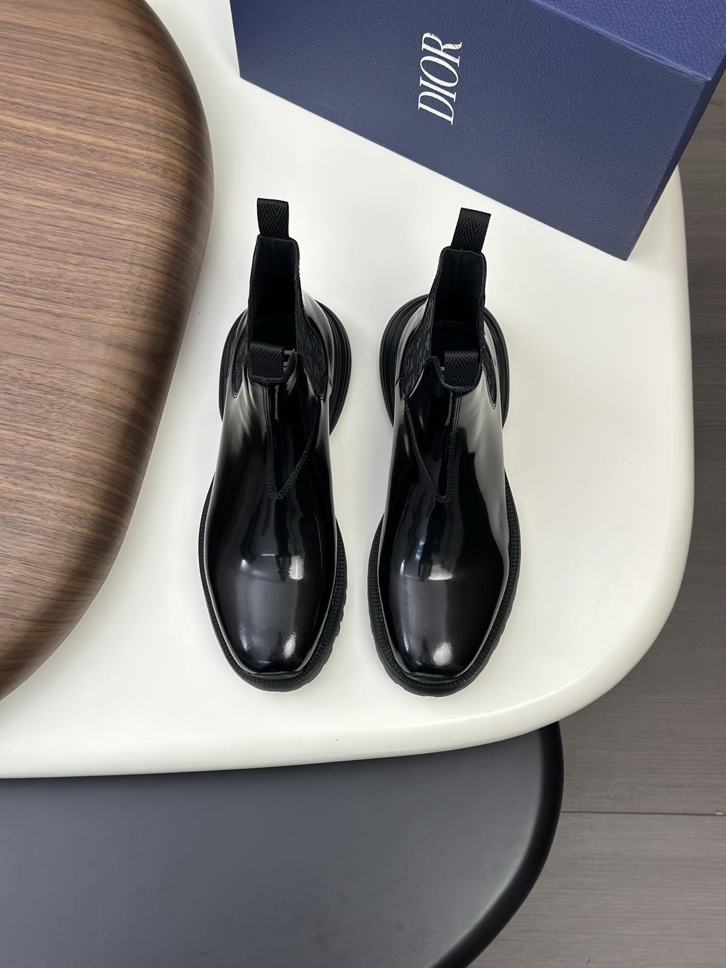 CHRISTIAN DIOR Мужские ботинки Combat Chelsea Boots CHRISTIAN DIOR Мужские ботинки Combat Chelsea Boots