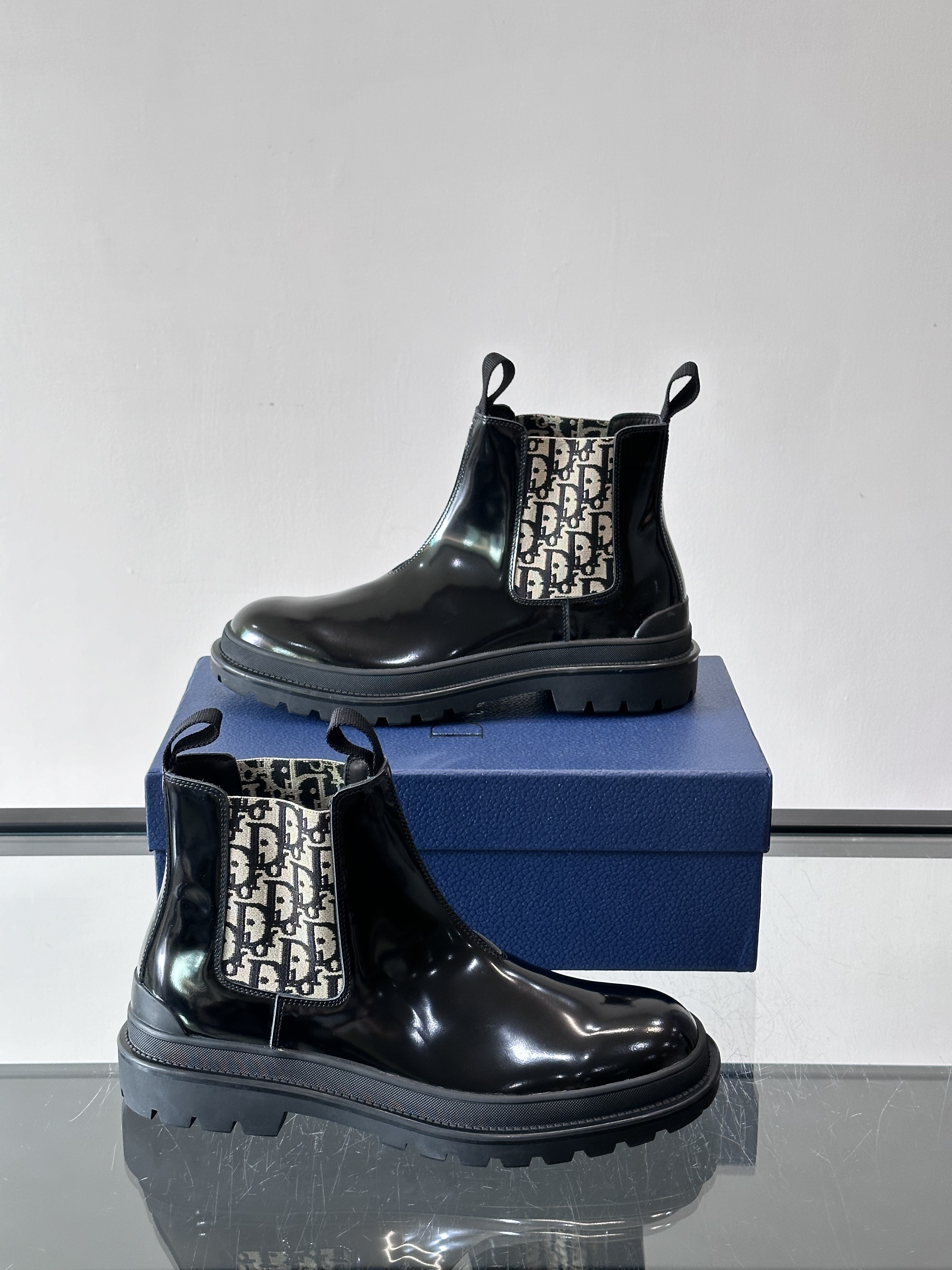 CHRISTIAN DIOR Мужские ботинки Combat Chelsea Boots