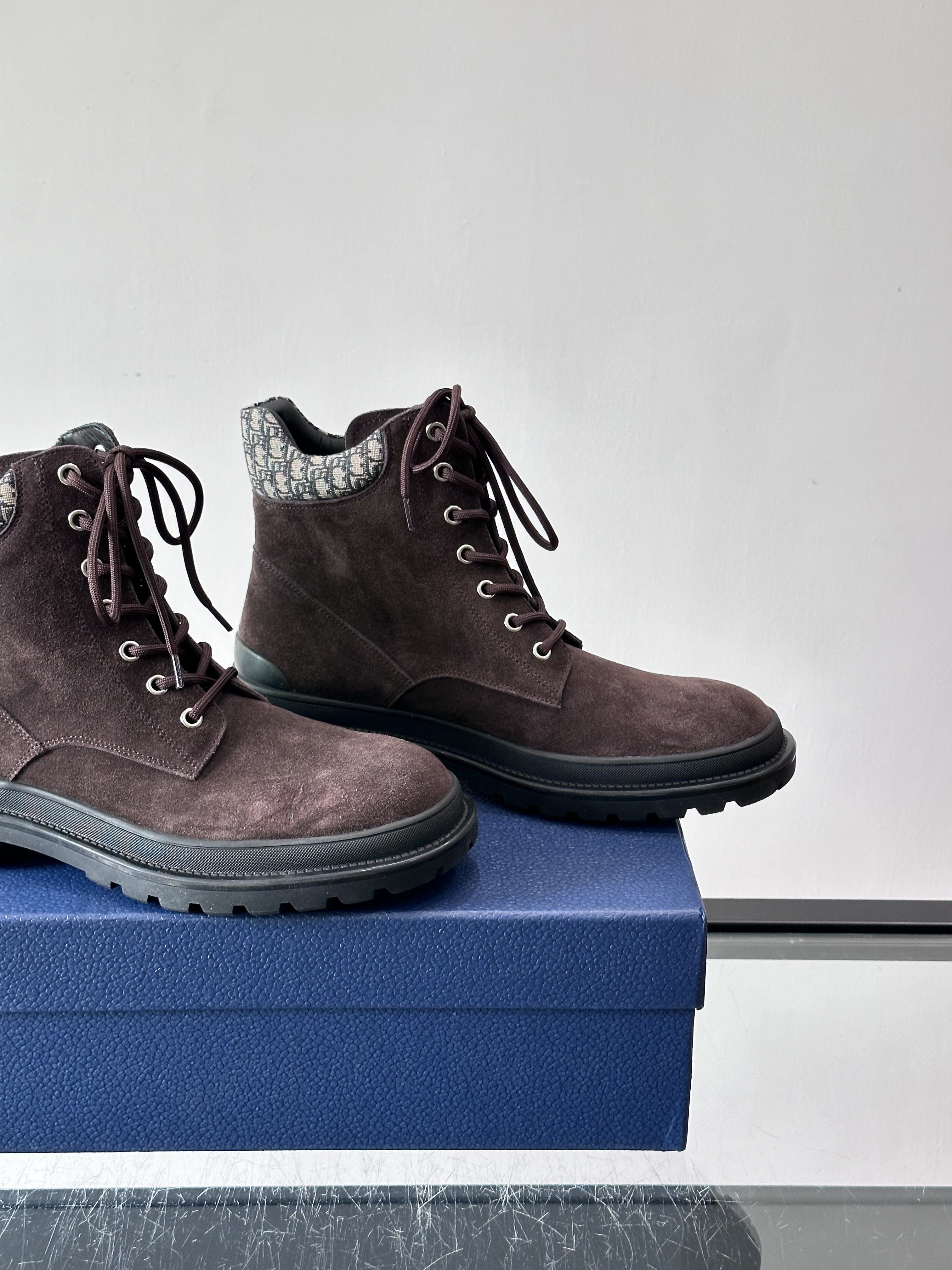 CHRISTIAN DIOR Мужские ботинки Oblique