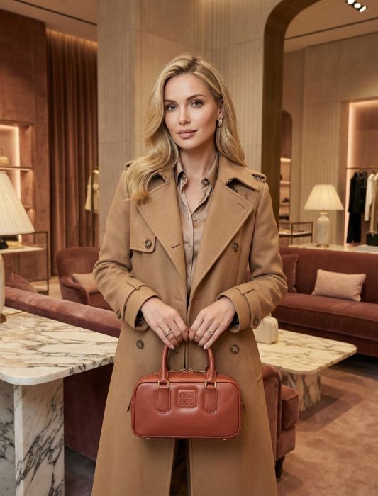 MIU MIU Женская сумка Arcadie leather bag