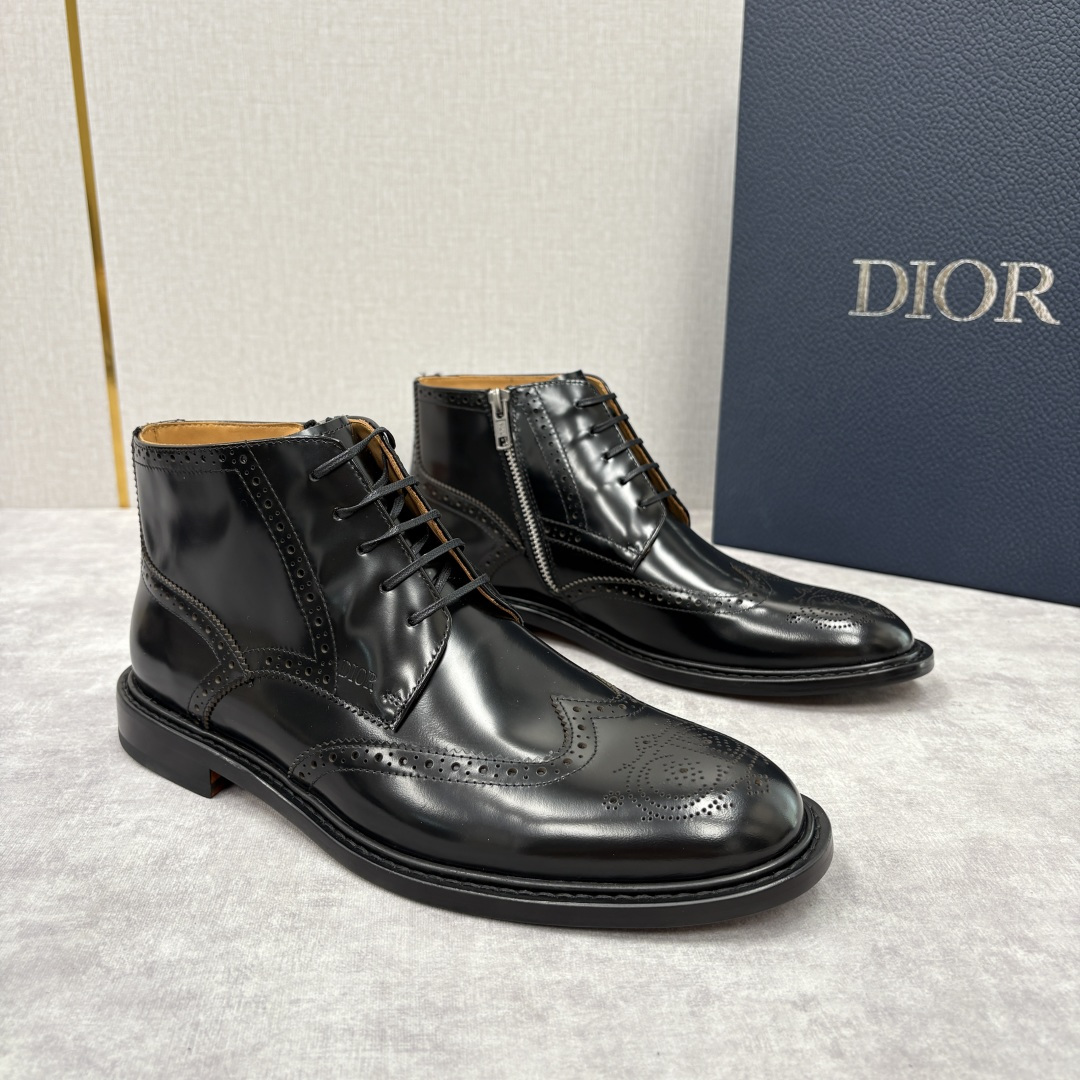 CHRISTIAN DIOR Мужские ботинки Embassy Derby Brogue CHRISTIAN DIOR Мужские ботинки Embassy Derby Brogue