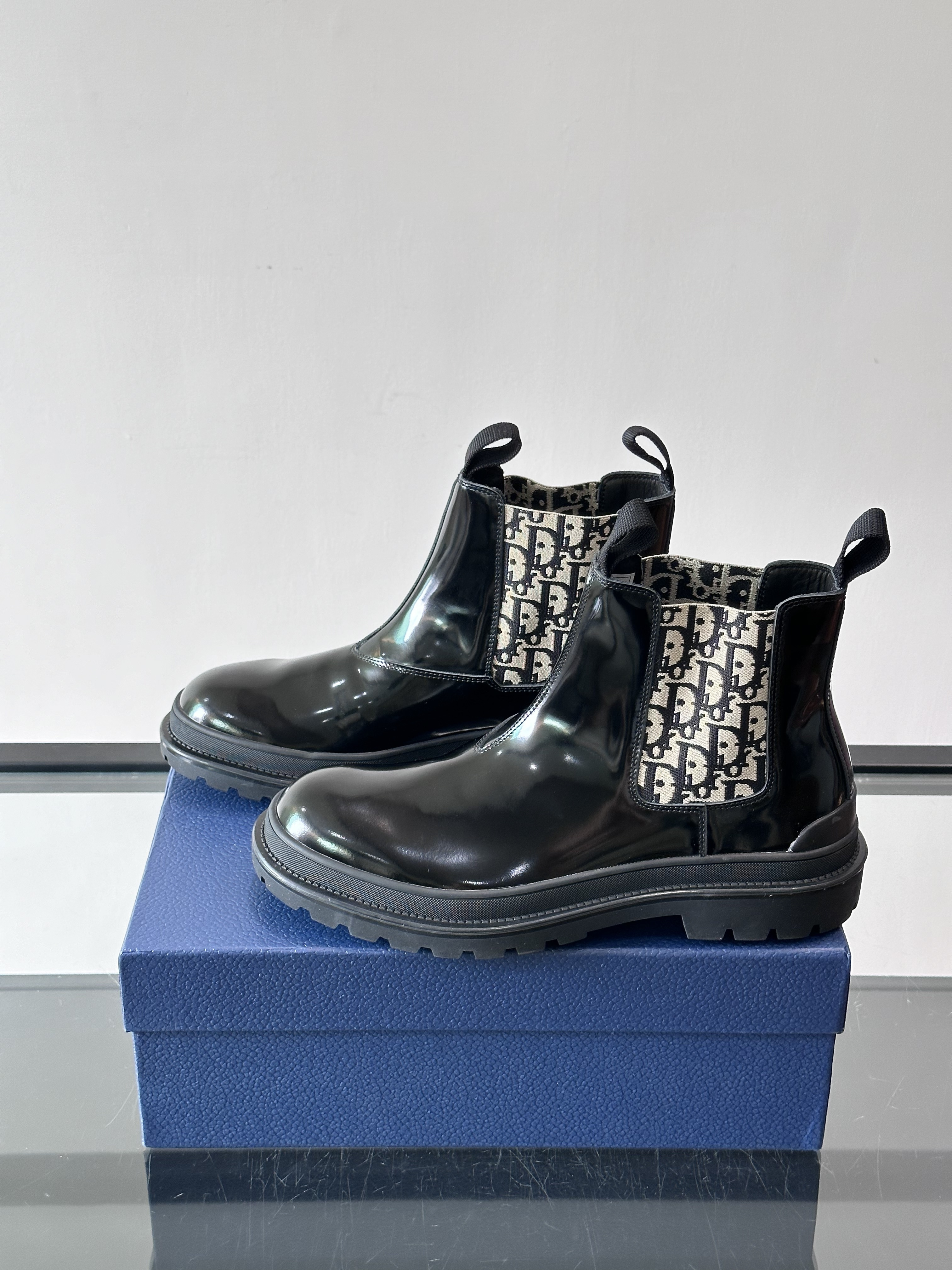 CHRISTIAN DIOR Мужские ботинки Combat Chelsea Boots