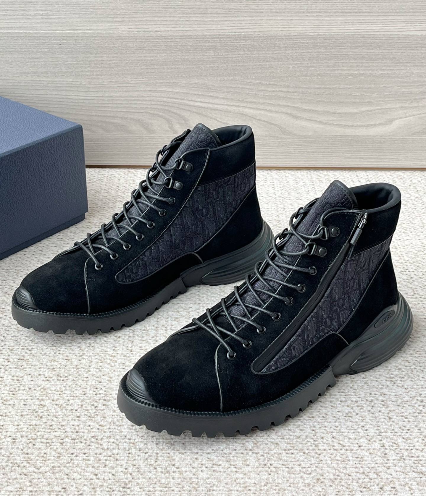 CHRISTIAN DIOR Мужские ботинки Oblique