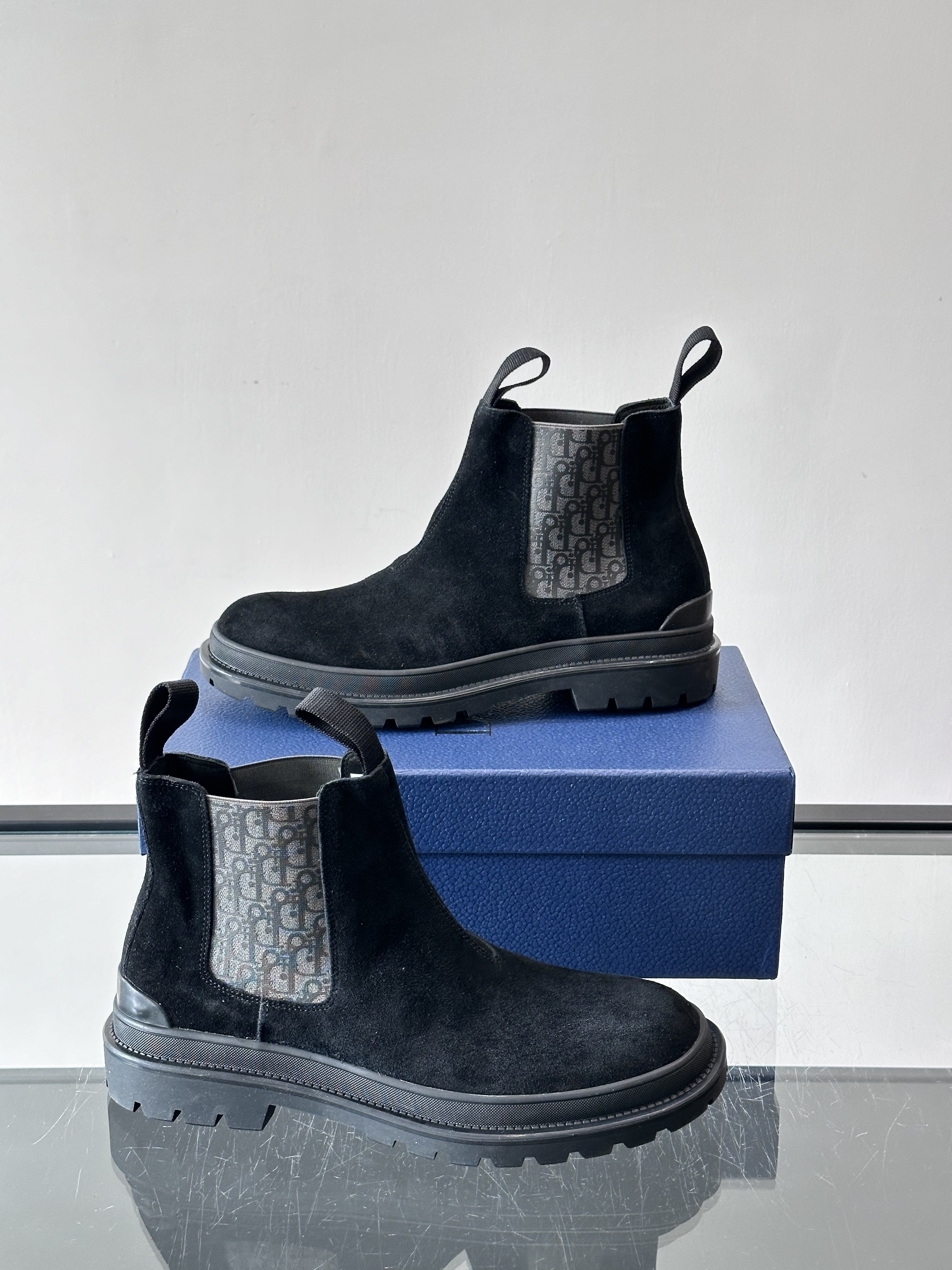 CHRISTIAN DIOR Мужские ботинки Combat Chelsea Boots