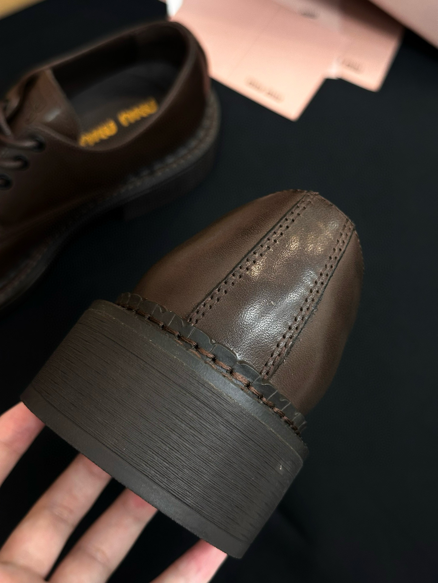 MIU MIU Женские туфли-дерби