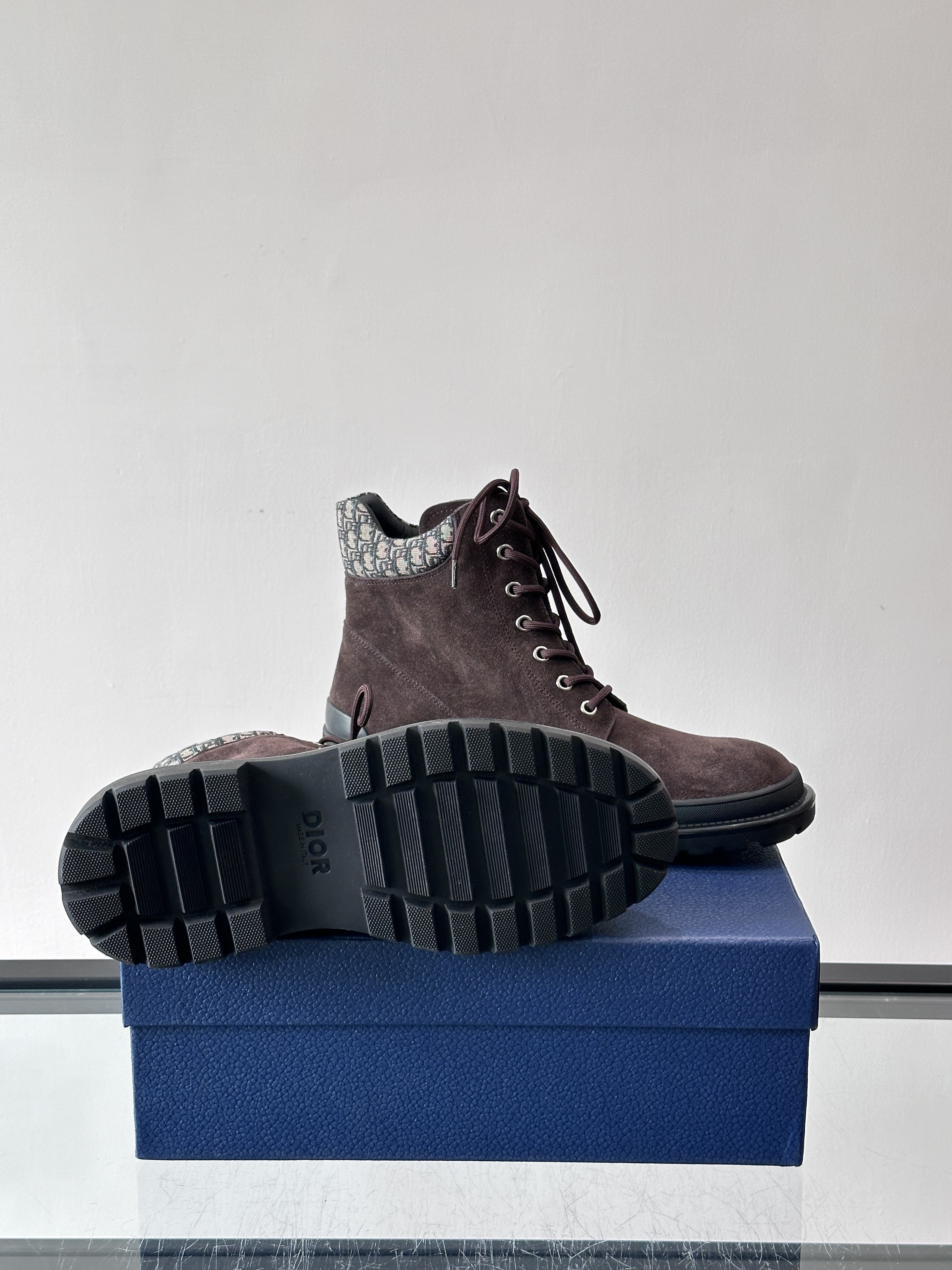 CHRISTIAN DIOR Мужские ботинки Oblique