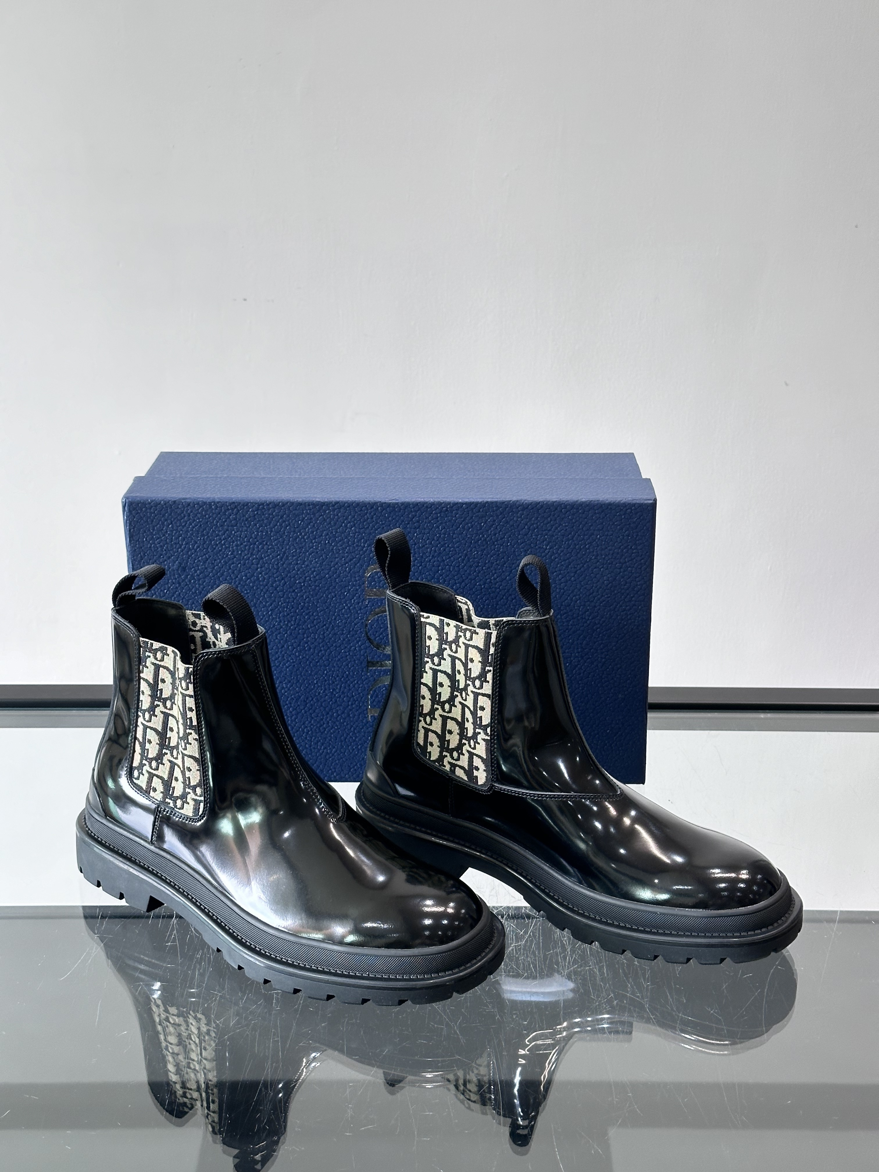 CHRISTIAN DIOR Мужские ботинки Combat Chelsea Boots