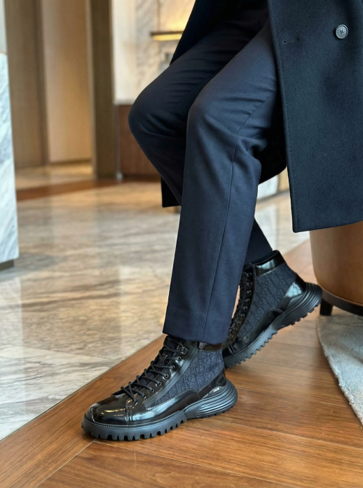 CHRISTIAN DIOR Мужские ботинки Oblique