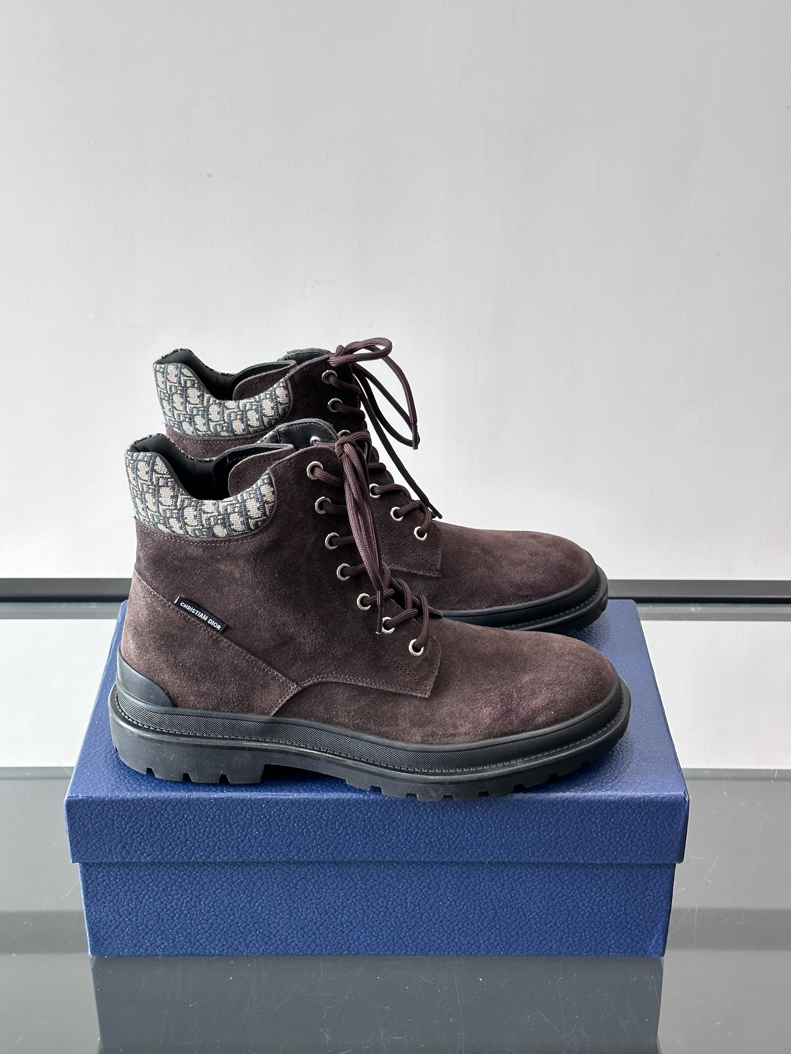 CHRISTIAN DIOR Мужские ботинки Oblique