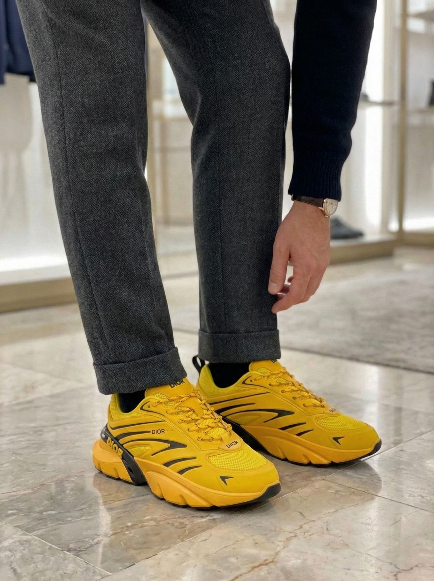 CHRISTIAN DIOR Мужские кроссовки B44 Blade