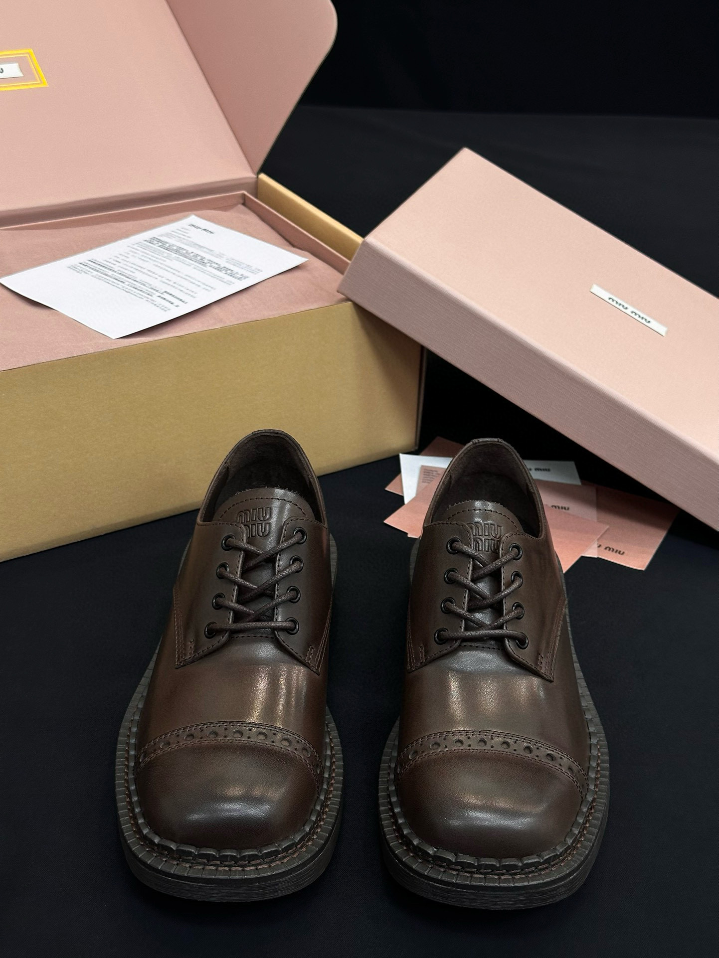 MIU MIU Женские туфли-дерби