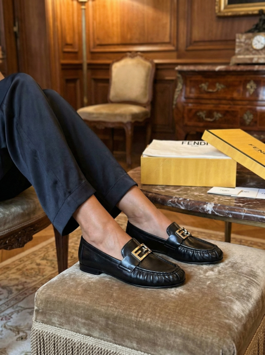 FENDI Женские лоферы на платформе