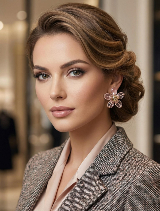 CHANEL Женские серьги-пуссеты