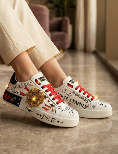 DOLCE & GABBANA Женские кроссовки