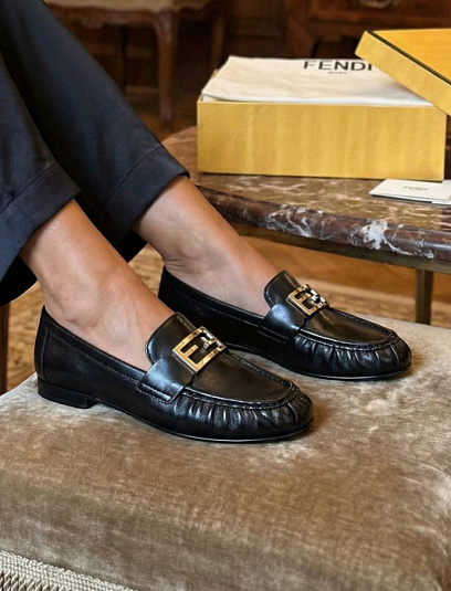 FENDI Женские лоферы на платформе 