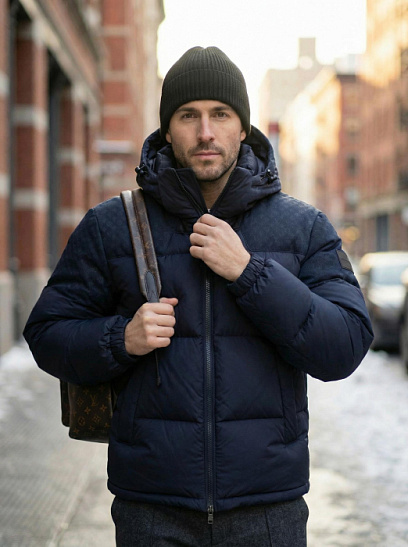 LOUIS VUITTON Мужской пуховик 