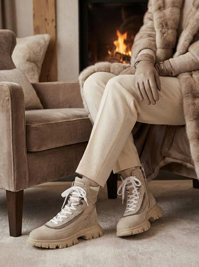 BRUNELLO CUCINELLI Женские ботинки