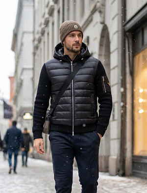 PRADA Мужская ветровка на пуховом наполнителе 