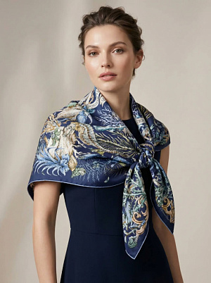 CHRISTIAN DIOR Женский платок из шелка