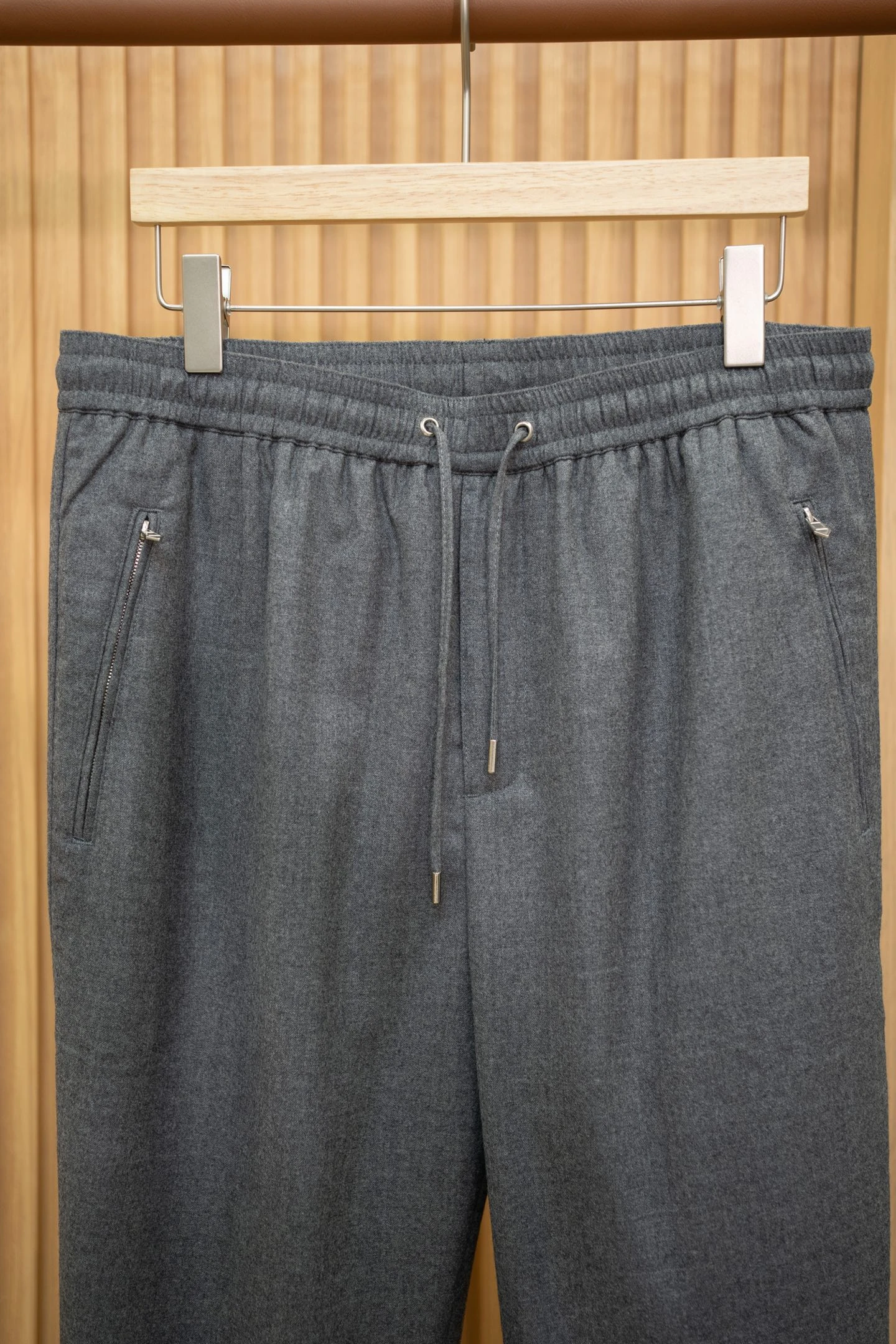 HERMES Мужские брюки‑джоггеры из шерсти 