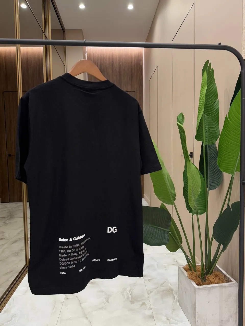 DOLCE & GABBANA Мужская футболка с принтом DOLCE & GABBANA Мужская футболка с принтом